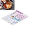 TOPINCN Cheat Sheet Magnets Keto Diet, Kitchen Conversion Chart Magnetic Weight Liquid Temperature Guide Cooking Accessory(1 single)