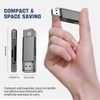 SD Card Reader, 3.0 Micro SD Card Reader & USB C Card Reader OTG SD Adapter Memory Card Reader for SD/Micro SD/SDHC/SDXC/MMC, Compatible with MacBook Pro/Air, Chromebook, iPhone 16/15 Plus Pro Max etc