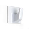 Self Adhesive Hooks Small Square White 60 Pc/S