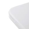 Peomeise 6FT Spandex Table Cover Rectangular Stretch Spandex Tablecloth (White,6FT)