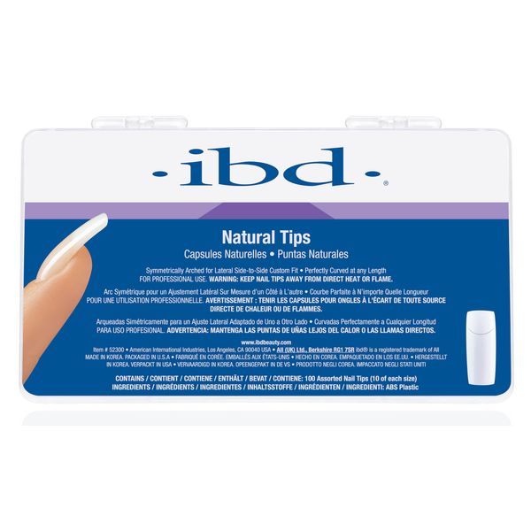 ibd Perfect Natural Nail Tips - 100ct