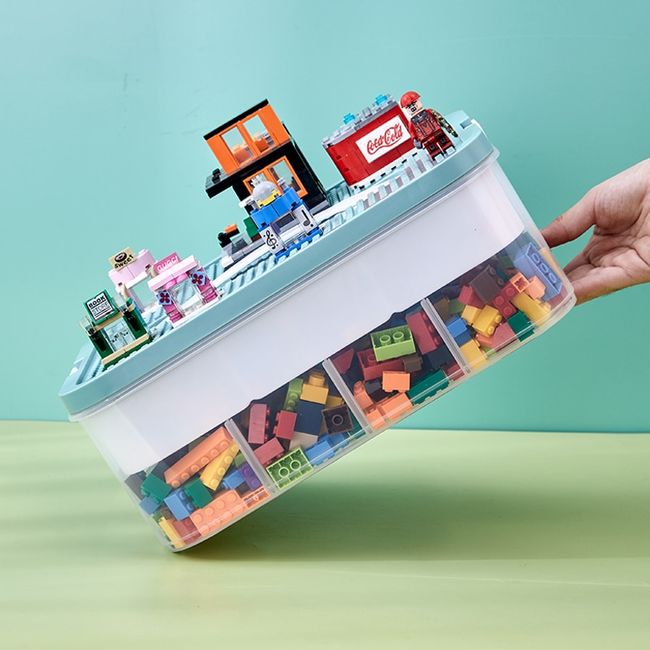 Building Blocks Classified Storage Box for Lego Toy Organizer with