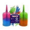 Party Essentials Plastic Champagne Glasses, 4 oz, Assorted Neon