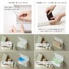 ideaco WALL2 Sand White Regular Size Tissue Holder for Any Wall