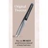 Browgame Original Slanted Tweezer - Precise, Extra Sharp Plucking Tool For Easy, Painless Hair Removal - Easy Grip For Meticulous Shaping - Stainless Steel Design For Sensitive Skin - White - 1 Pc