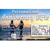 Personalized 13 Year Anniversary Gift – Custom Names | Solid Wood Years Together