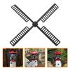 Garneck Garden Windmill Leaf Replacement Plastic Windmill Parts Outdoor Decorative