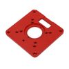 Aluminum Router Table Insert Plate for Woodworking, Mechanical Components