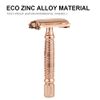 BAILI Butterfly Double Edge Safety Razor Rust-Proof Reusable Manual Wet Shaving Shaver for Men Women with Mirrored Travel Case BD177C