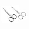 2Pcs Nose Hair Scissors Set, for Nose Scissors Beard Moustache Eyelash Eyebrow Trimmer
