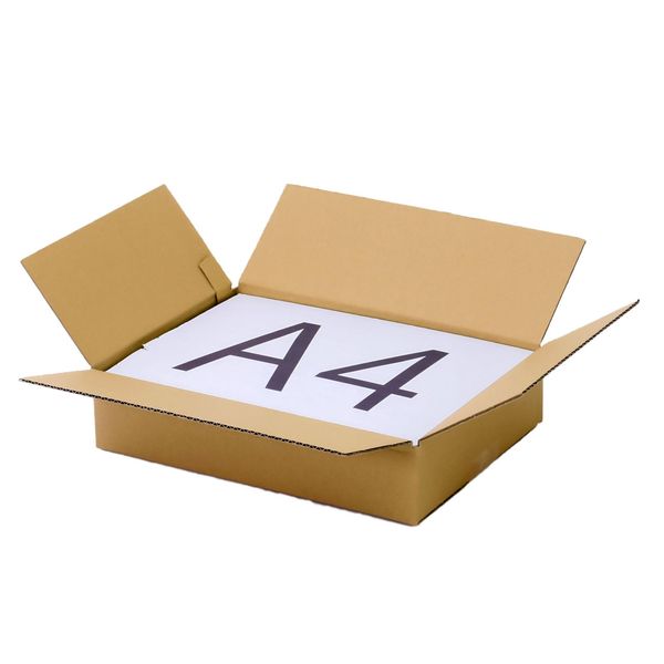 Earth Cardboard, 60 Size, A4, Shallow Type, 10 Pieces, Cardboard, 60 Pieces, Small Packaging Box, ID0406