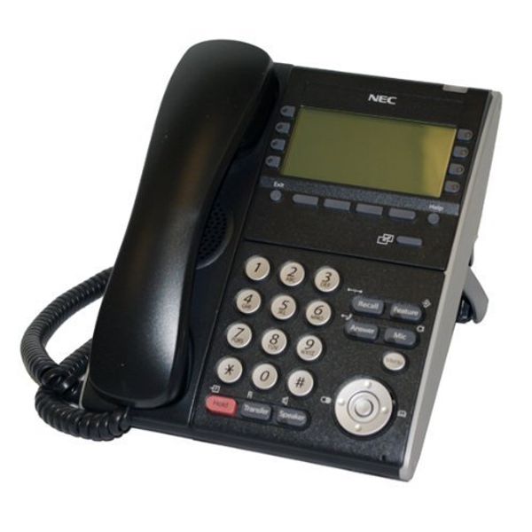 NEC ITL-8LDE-1(BK) - DT710 - 8 Button Desiless Display IP Phone Black