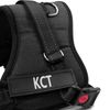 KCT No Pull Dog Harness Small Black - Soft Padded Adjustable Vest Easy Control