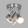 MiniSun | Round Silver Chrome 3 Way GU10 Ceiling Spotlight | Ceiling Spots, Home Décor & Improvement Essential