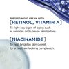 L'Oreal Paris Revitalift Pressed night cream with Retinol, Niacinamide, visibly reduce wrinkles, hydrate. For face, under eye, neck, chest. Dermatologist tested. + Hyaluronic acid serum sample, 1 kit
