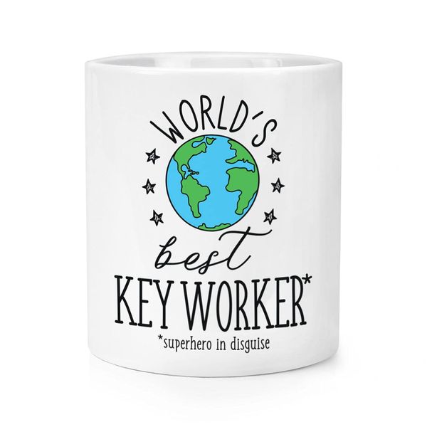 World's Best Key Worker Makeup Brush Pencil Pot