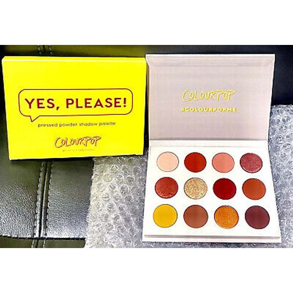 COLOURPOP 12-PAN PRESSED POWDER SHADOW PALETTE "YES, PLEASE!" Limited Edition