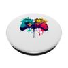 Colorful Video Game Controller - Joystick - Console PopSockets Swappable PopGrip