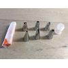Cake Decorating Turntable 12 Cutters Pastry Mat Rolling Pin Spatula 6 Icing Tips