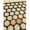 Penny Tile Template jig Real US currency Mosaic Pattern 7.25x7.25”
