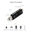 5 in 1 Multifunction Card Reader Compatible with DJI Mavic 2 Pro for Backup Expansion USB Type-C/MicroUSB/Tf/USB 2.0/ SD Card Reader (White)