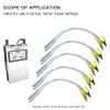 Electrode Lead Wires Cable Clip, Compatible with Most TENS EMS Unit, 10 Pcs