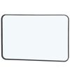 24" x 36" Wall-Mounted Wall Rectangular Wall Mirror Metal Frame Bathroom