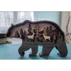Rustic Bear Decor - Farmhouse Decor Bear Statue - Decorative Cabin Decor