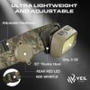 EverBrite 350LM Rechargeable LED Headlamp 7 Modes Adjustable Red/Green Headlight