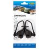 Ring RLS3 BungeeClic Connector Pack with Locking Hooks, Black, Set of 2