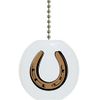 Horseshoe Western Solid Ceramic Fan Pull