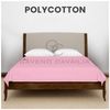 Gaveno Cavailia Super Soft Plain Dyed Diamond Flat Sheet [ Double - Pink ]