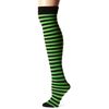Smiffys Opaque Hold-ups Striped (Black/ Green)