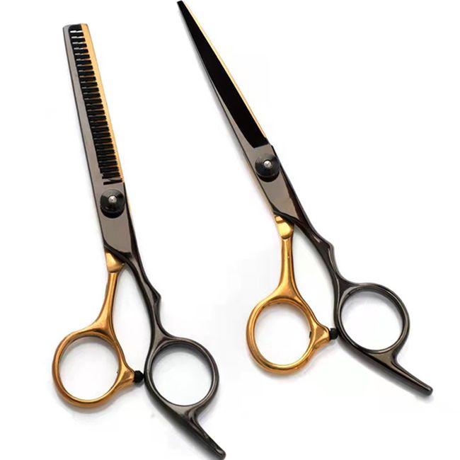 Doolims professional high-end hairdressing salon cut household hair thinning scissors set