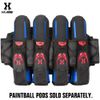 HK Army Magtek Paintball Harness Pod Pack 4+3 - Black/Red