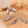 VEGCOO 60 Pack Profession Hairdressing Double Prong Pin Curl Clips, 1.8 Inches Hair Clips Metal Alligator Clips Styling Clips for Hair Styling and Haircut