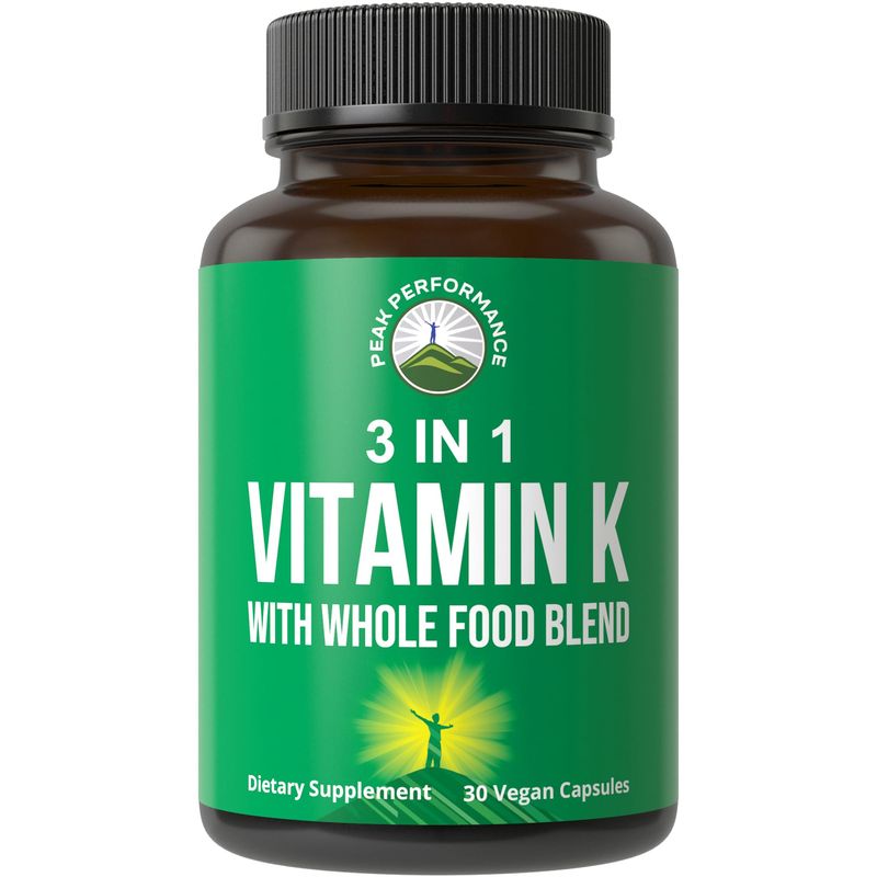 Vitamin K with Whole Food Blend of 25+ Vegetables and Fruits for Max ...