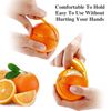1PC Plastic Orange Peeler, Long-Handle Orange Peeler Tool Orange
