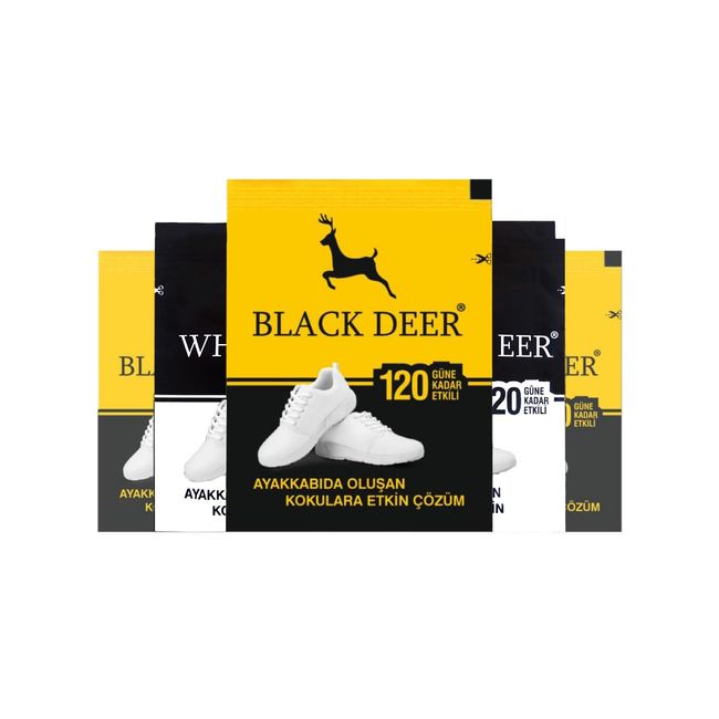 Black Deer Ayakkabı Koku Giderici Toz Ayak Bakım Koku Önleyici 5 Adet