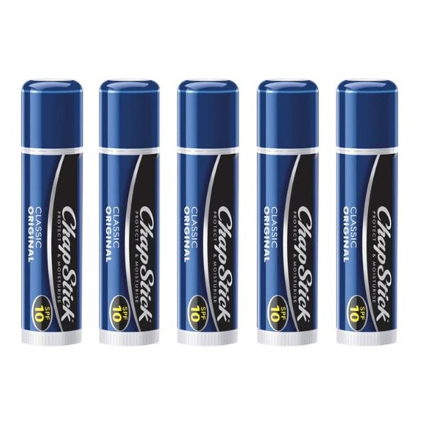 MM Chapstick Classic Orginal Lip Balm SPF 10 (Multipack) (5)