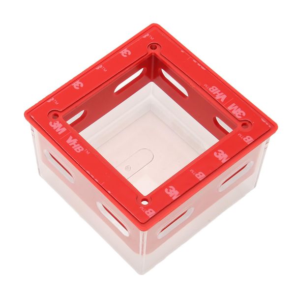 Dioche Emergency Stop Button Cover Lockout for Industry, Push Button Switch Protector with Unique Design, Box Type Transparent Push Button Switch Cover