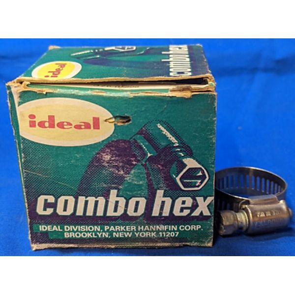 PARKER IDEAL COMBO HEX PIPE CLAMPS FITS 1/2"-3/4" CLAMPS *BOX OF 11*