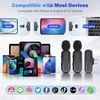 Professional Wireless Lavalier Mic for iPhone iPad Android PC Including Adapter
