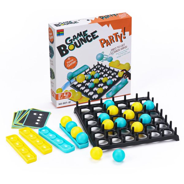 Bounce Ball Party Game Table Jumping Ball Toys, Funny Jumping Ball Tabletop Games Family Party Games, Connect Board Games Desktop Bouncing Ball Adults and Kids Toys