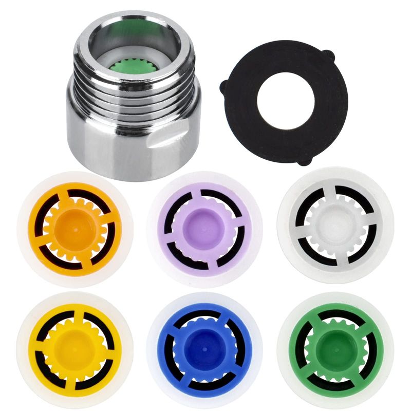 6 Pieces Shower Flow Reducer Limiter Set, Water Flow Saver Adapter ...