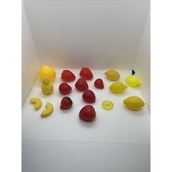 Fruit Pretend Play Food Strawberries Lemons Pineapple Mango Kids Toys Lot