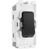 BG RPCDB12C Evolve Grid Black 20A 20AX 2 Way 1 Pole Centre-Off Switch Module