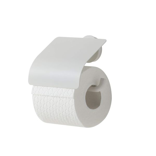 Tiger Urban Toilet Roll Holder, Stainless Steel, White, 13.8 x 12.6 x 4.5 cm