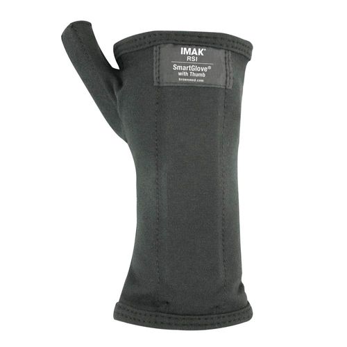 IMAK Smart Glove Thumb and Wrist Support, Helps, Prevent & Relive Wrist & Thumb Pain from Carpal Tunnel Syndrome (RSI), Ideal to Use with PC, Keyboard, Mouse, Gaming, Repetitive Task (Small)