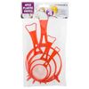 4PC Plastic SIEVES Set Flour Kitchen Baking Tool MESH Strainer Colander Drain